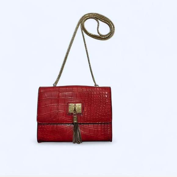 ALDO GOLDEN CHAIN MESSENGER (RED) - Picture 7 of 7
